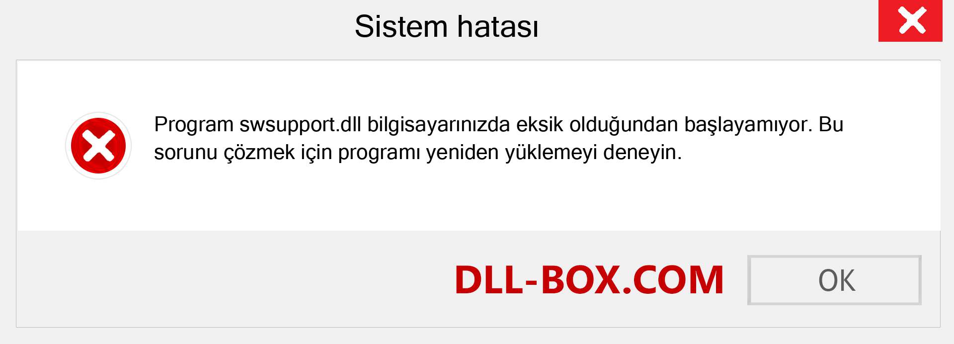 swsupport.dll dosyası eksik mi? Windows 7, 8, 10 için İndirin - Windows'ta swsupport dll Eksik Hatasını Düzeltin, fotoğraflar, resimler